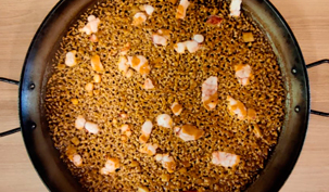 Paella de llobregant pelat